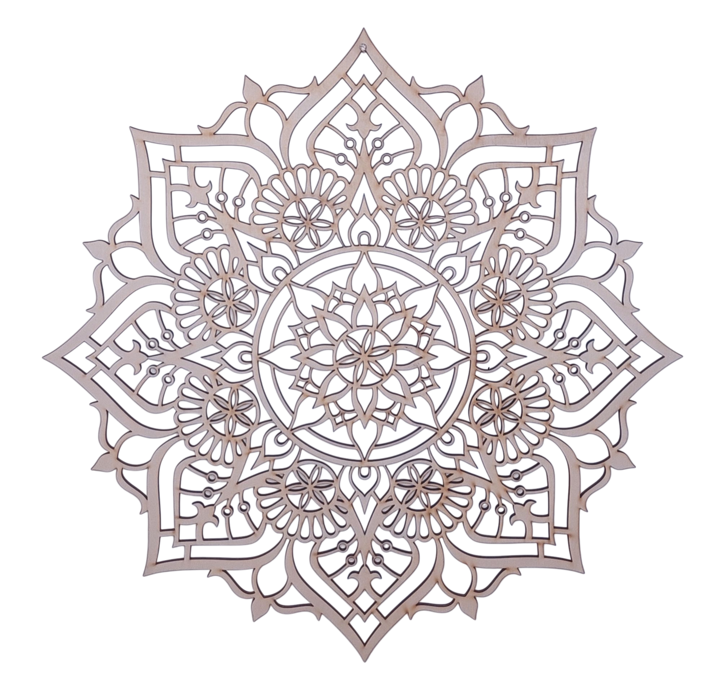 נוכחות - מנדלה עגולה - צבע אחיד