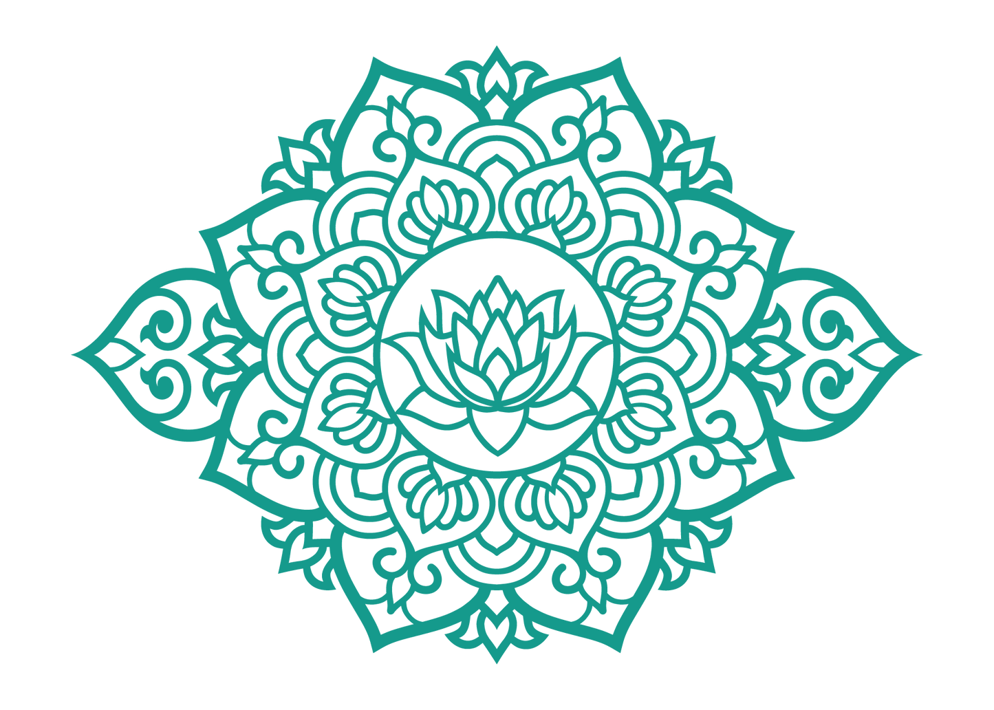 לידה מחדש - מנדלה מאורכת - צבע אחיד