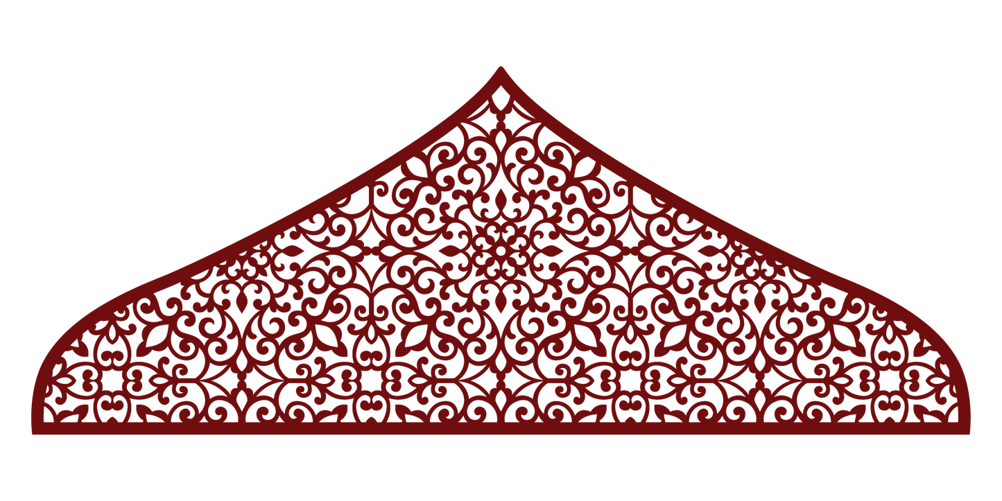 כתר אשראם לדלת או חלון – צבע אחיד