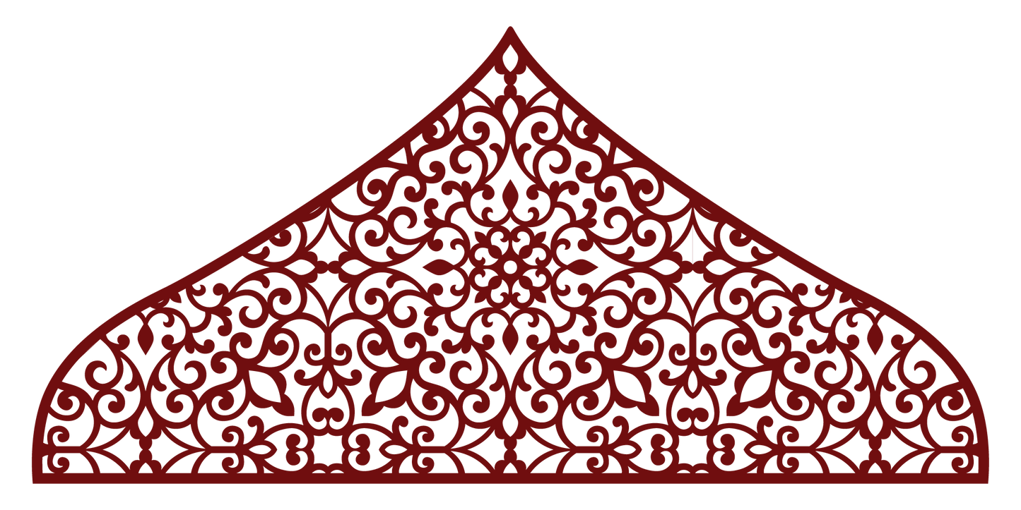 כתר אשראם לדלת או חלון – צבע אחיד