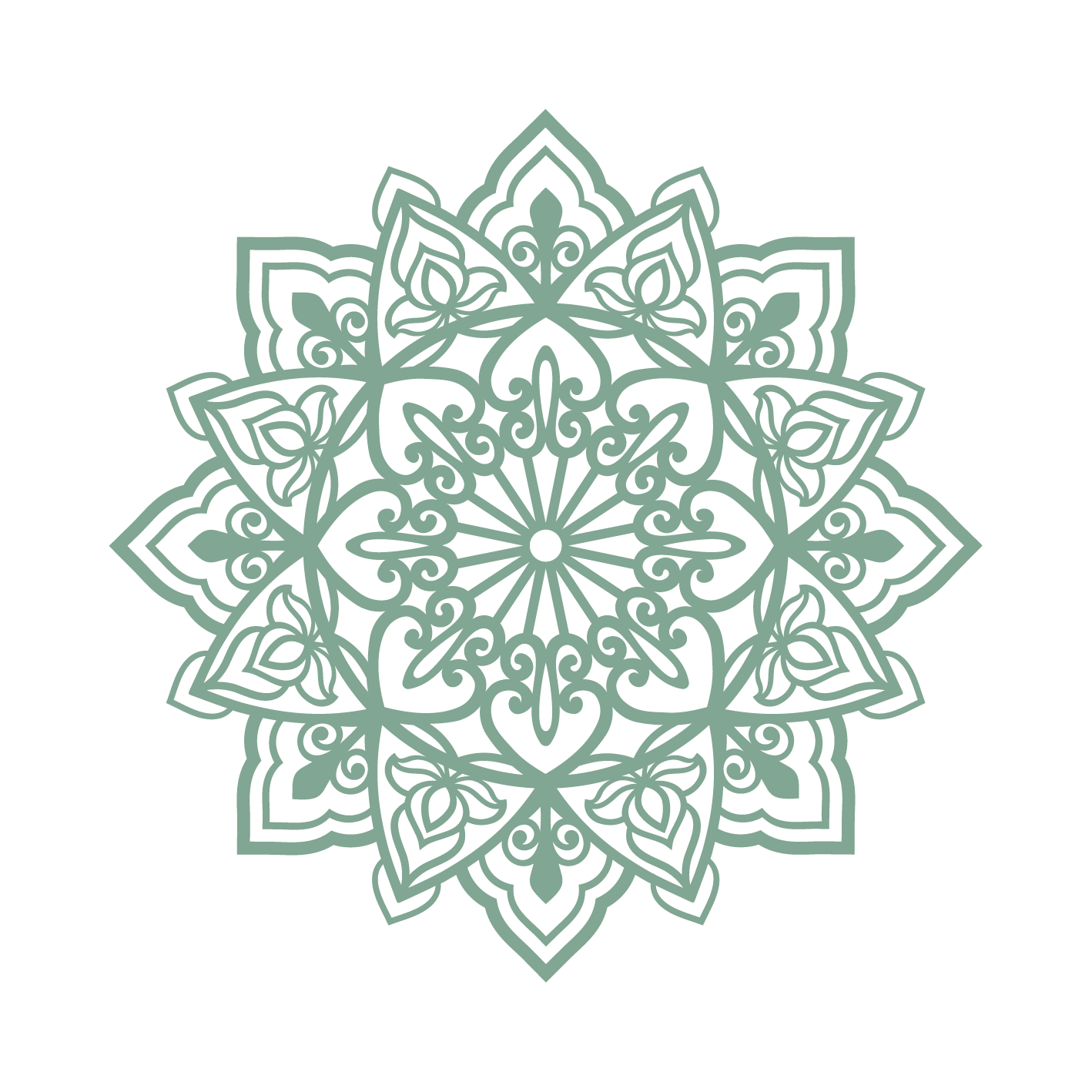 תפארת - מנדלה עגולה - צבע אחיד