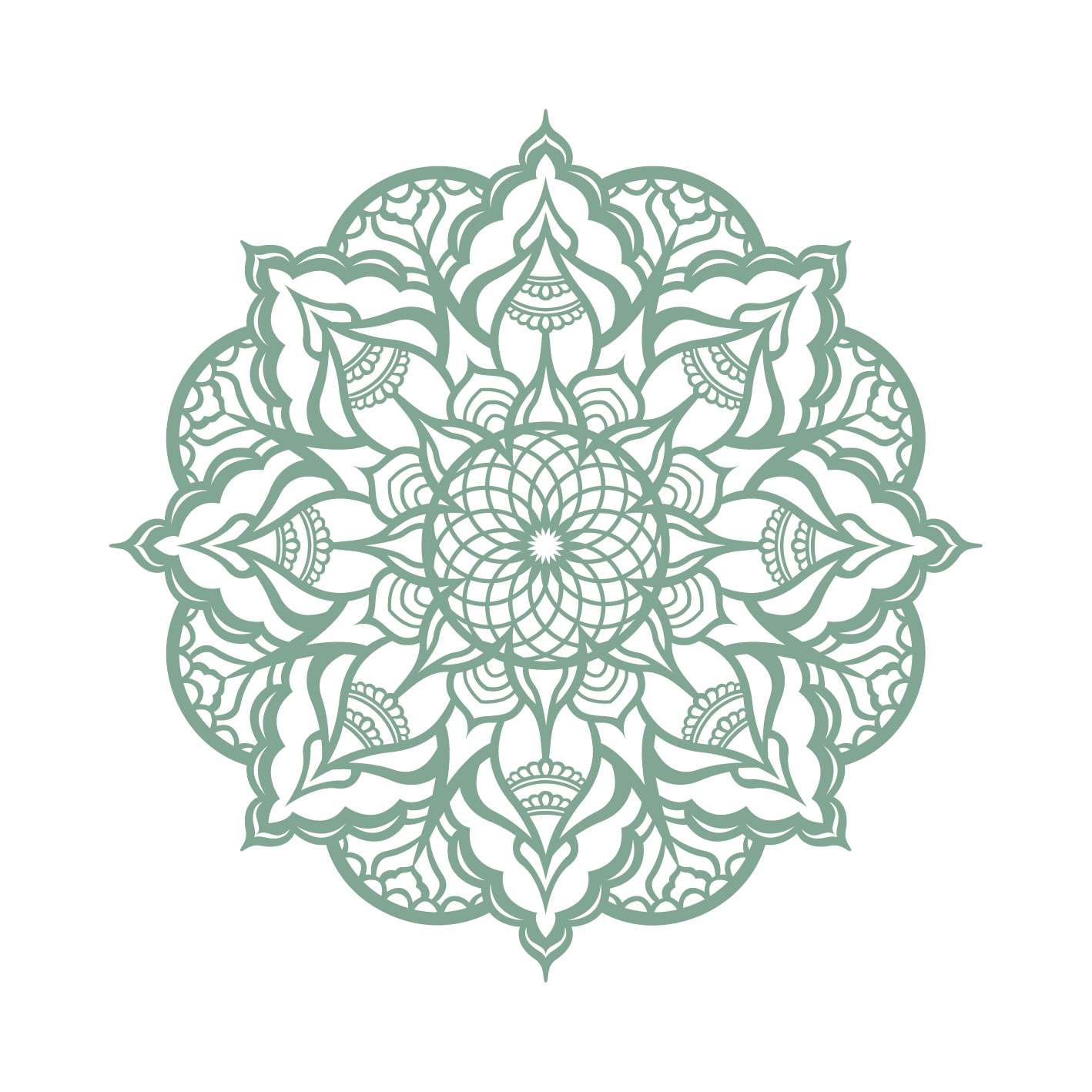 סול - מנדלה עגולה - צבע אחיד