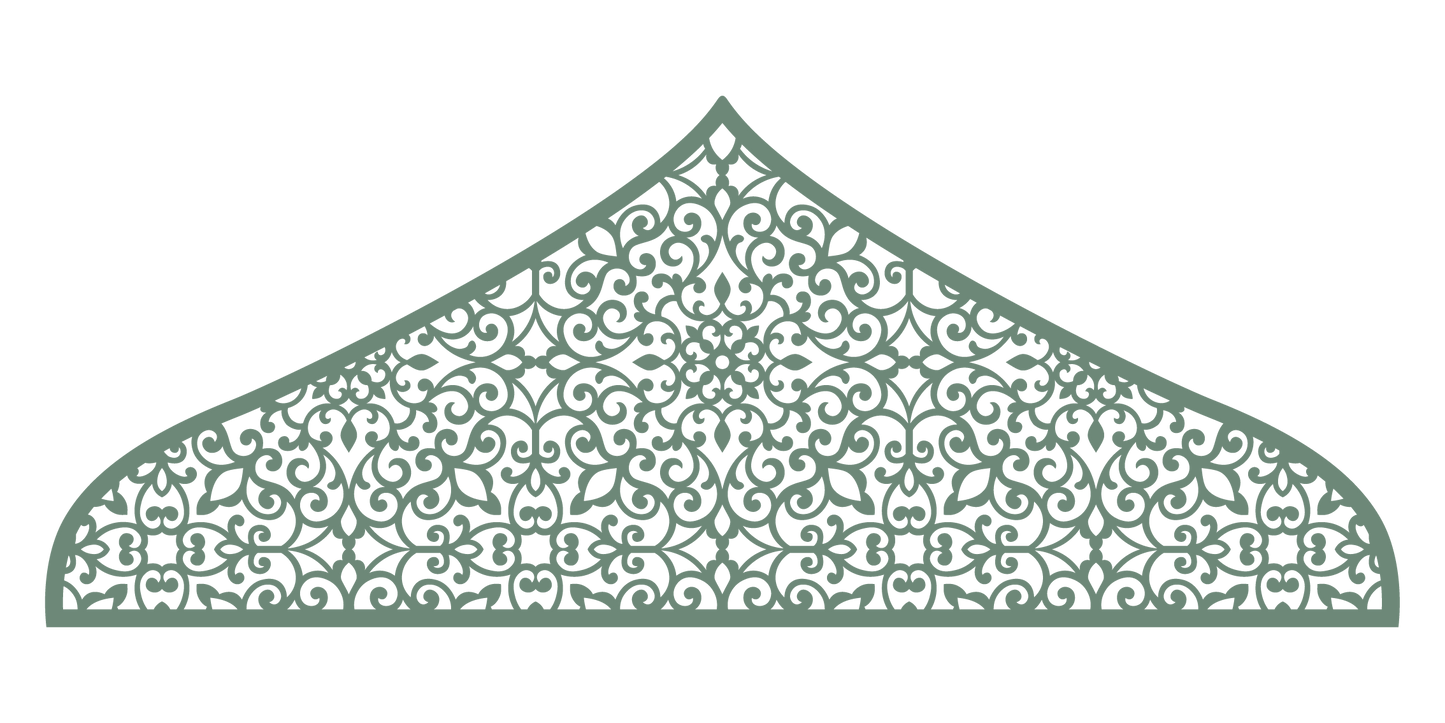 כתר אשראם לדלת או חלון – צבע אחיד