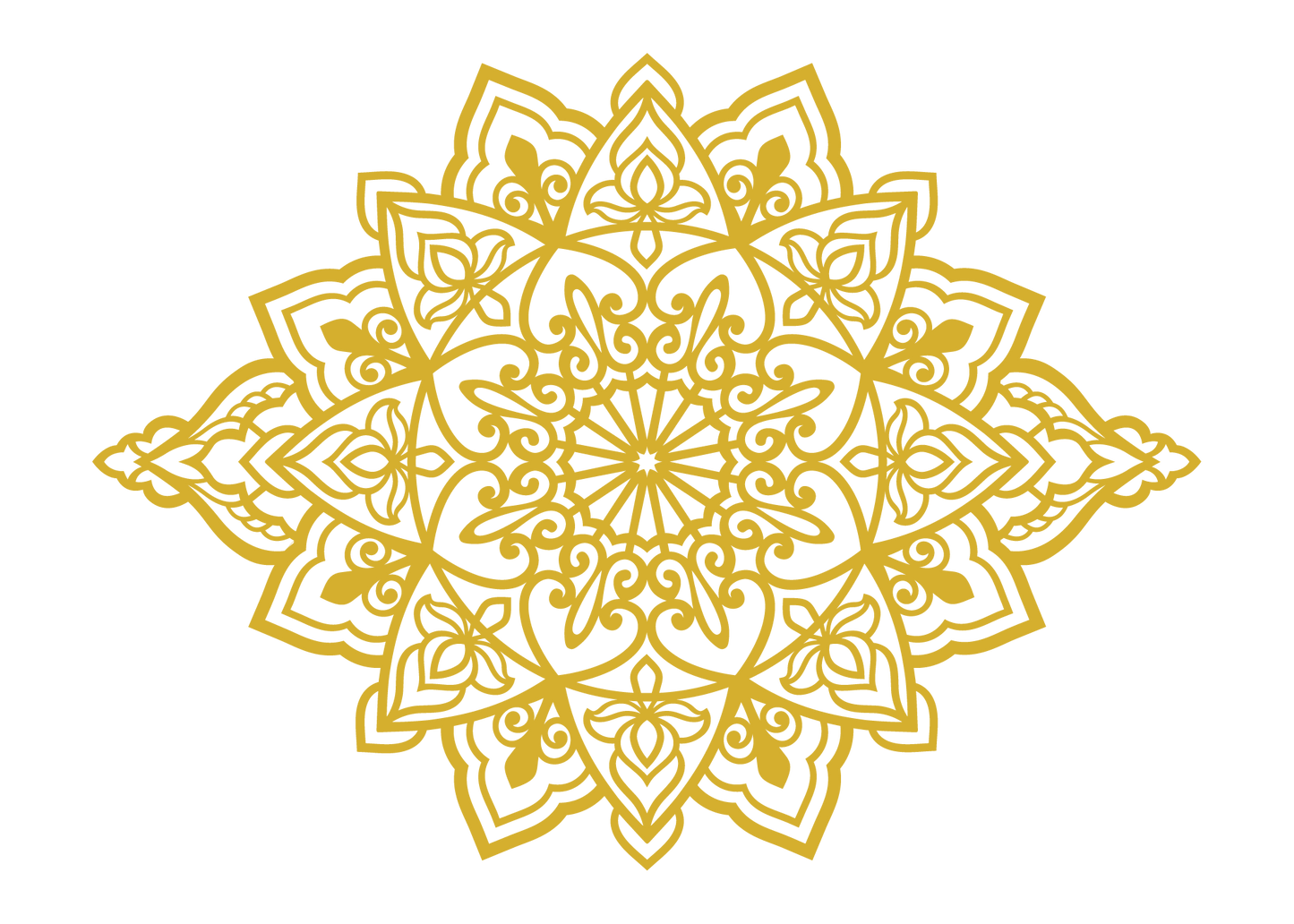 תפארת - מנדלה מאורכת - צבע אחיד