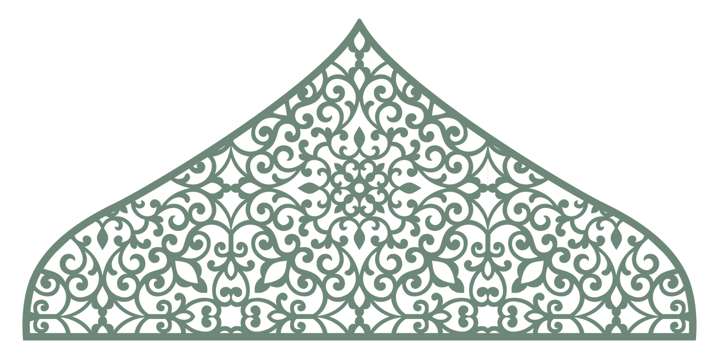 כתר אשראם לדלת או חלון – צבע אחיד