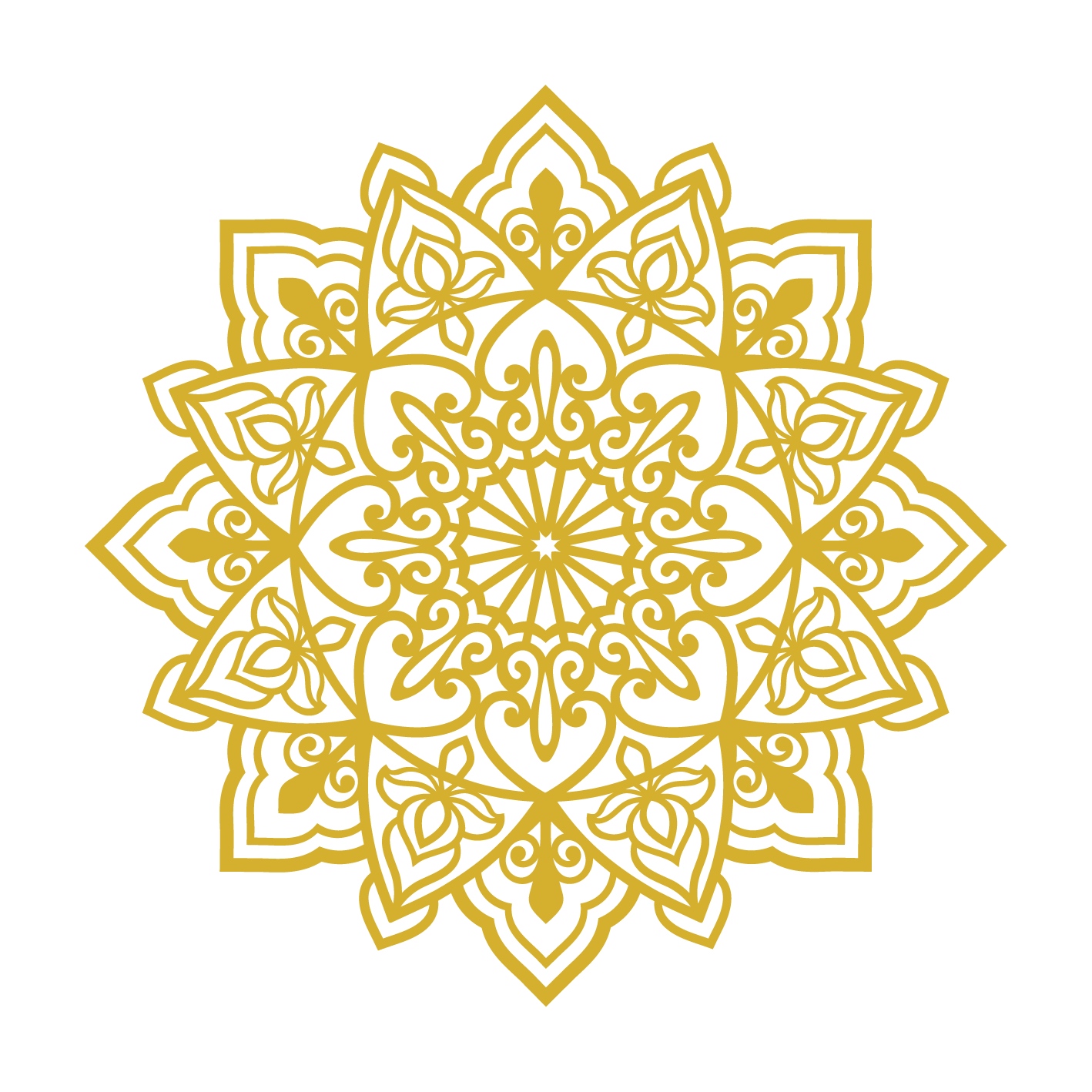 תפארת - מנדלה עגולה - צבע אחיד