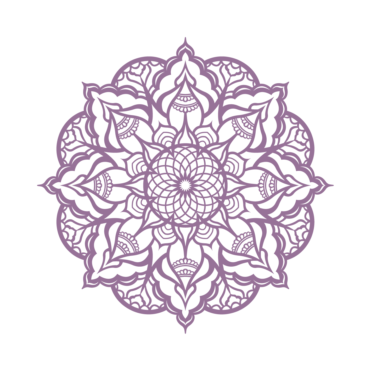 סול - מנדלה עגולה - צבע אחיד