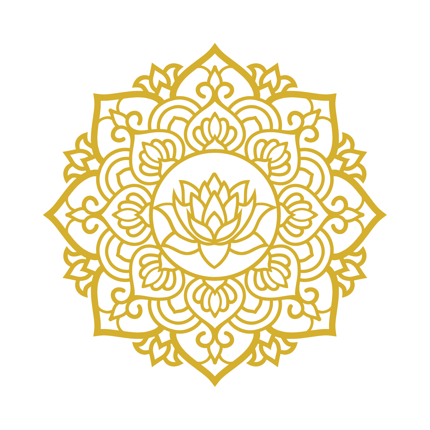 לידה מחדש - מנדלה עגולה - צבע אחיד