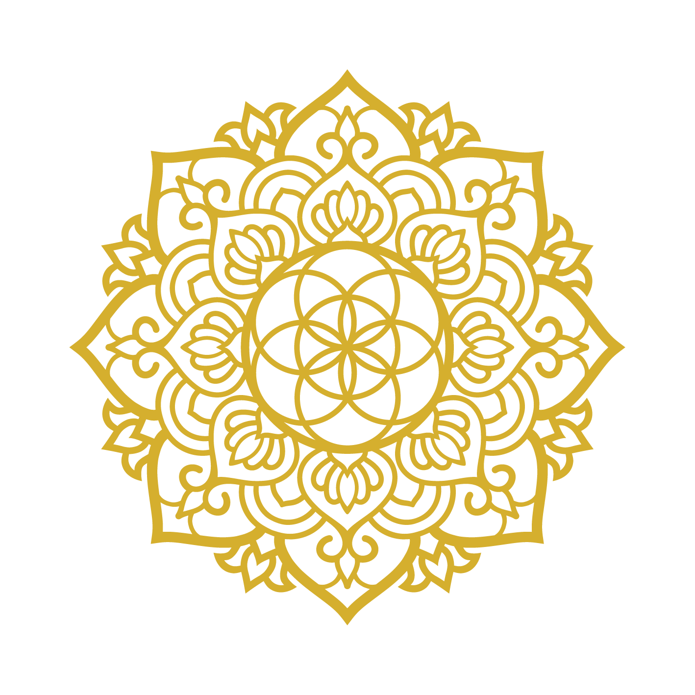 אחדות - מנדלה עגולה - צבע אחיד