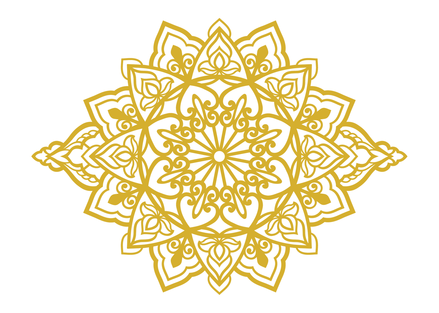 תפארת - מנדלה מאורכת - צבע אחיד