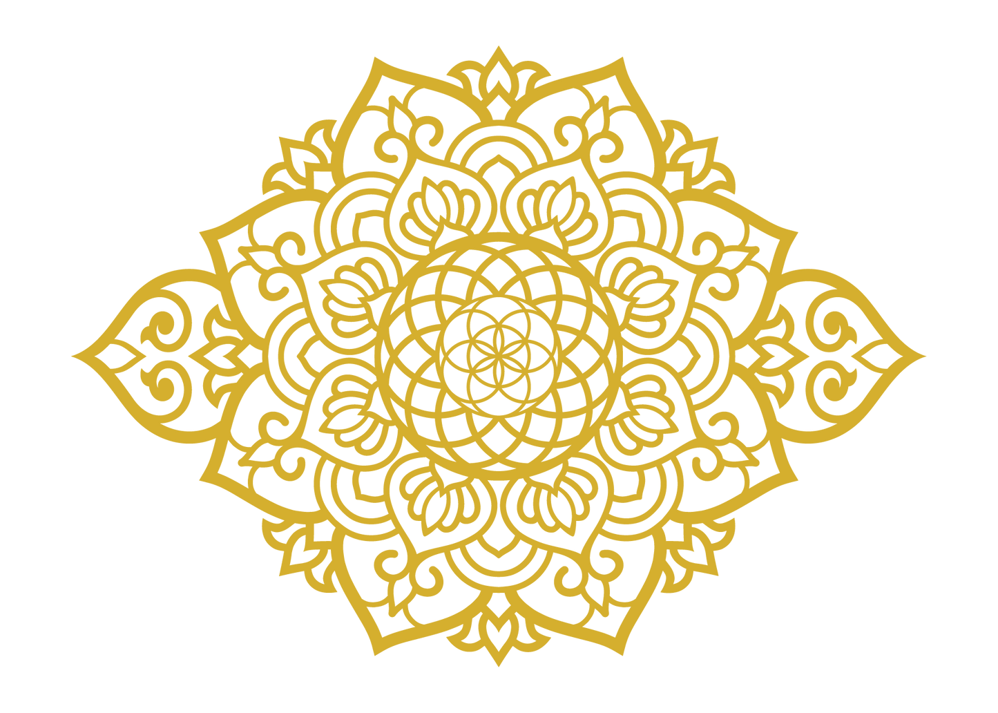 אחדות - מנדלה מאורכת - צבע אחיד