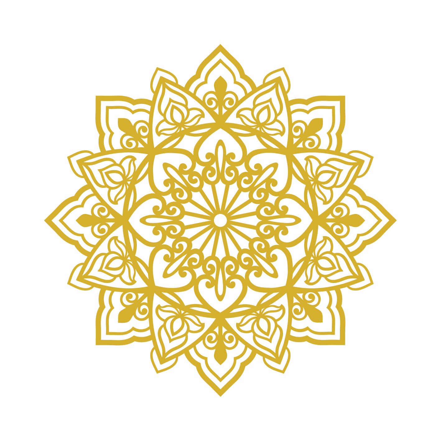 תפארת - מנדלה עגולה - צבע אחיד