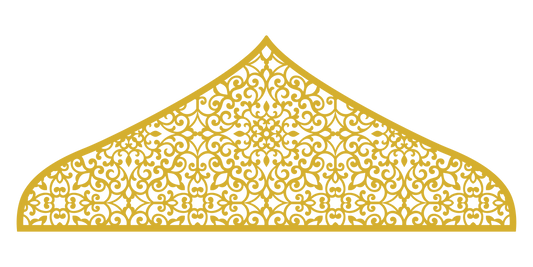 כתר אשראם לדלת או חלון – צבע אחיד