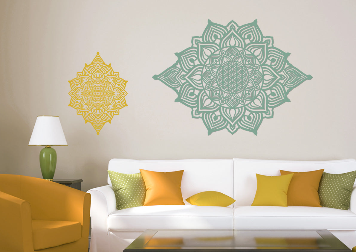 השמש העולה - מנדלה מאורכת - צבע אחיד 