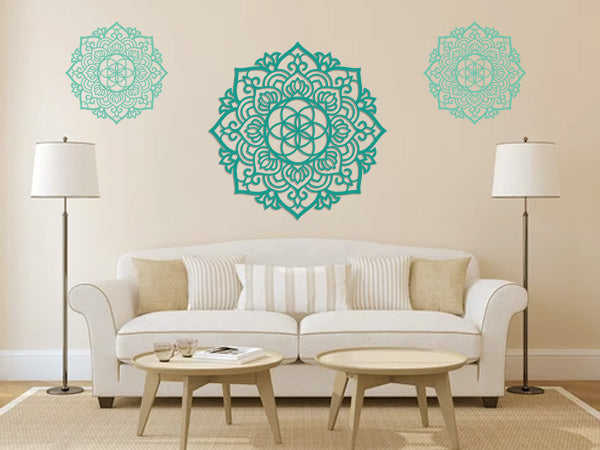 אחדות - מנדלה עגולה - צבע אחיד