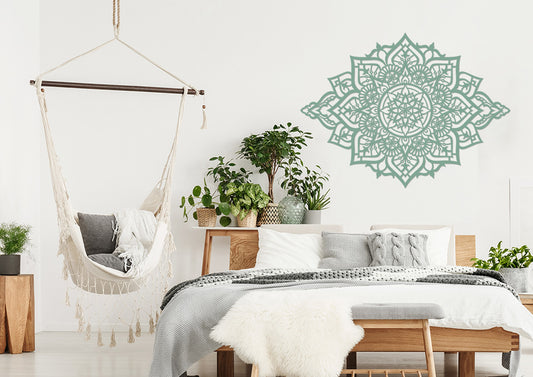 נוכחות - מנדלה מאורכת - צבע אחיד 