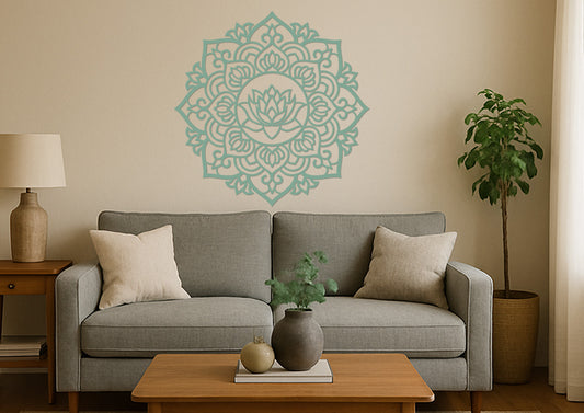 לידה מחדש - מנדלה עגולה - צבע אחיד